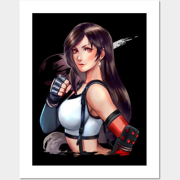 Tifa fanart Wall Art by Tielss 